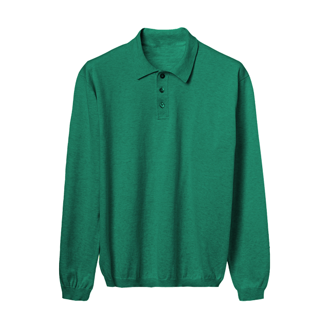 High Quality Italian Cotton Polo Mint Green Colour For Man 