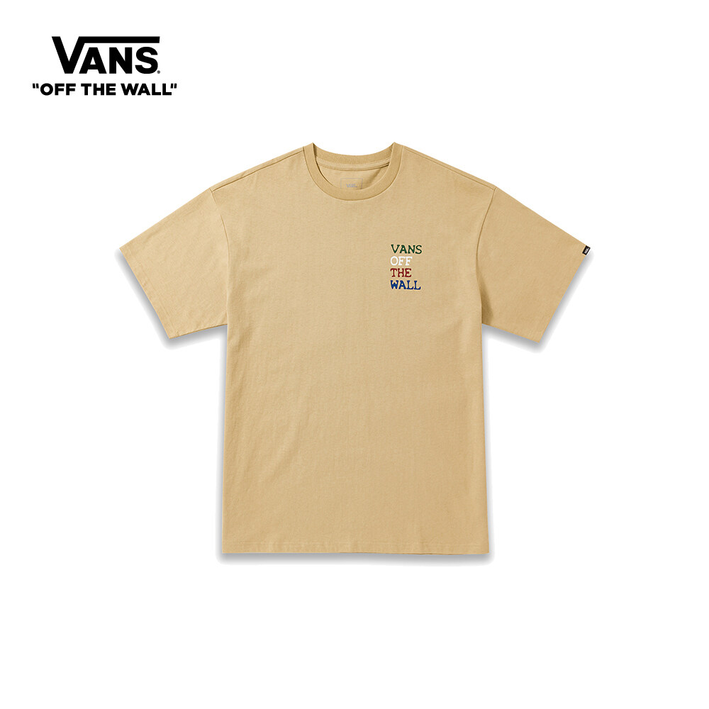 Vans Merch Pieces Dart Board Short Sleeve T-shirt Men BROWN VN0008Z9YUU1