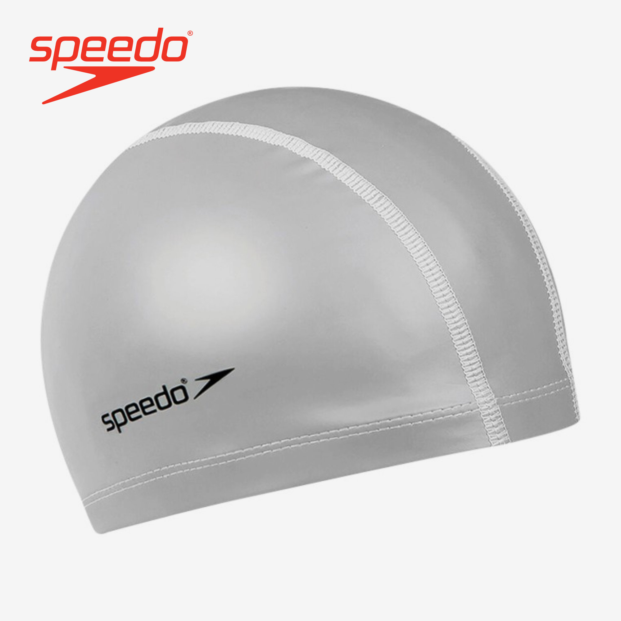 Speedo Adult Men & Women's Fitness Swim Caps Pace - Silver - 8-720641731